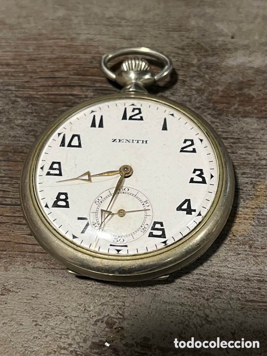 Relojes de bolsillo: RELOJ SUIZO BOLSILLO ZENITH FUNCIONA - Foto 2