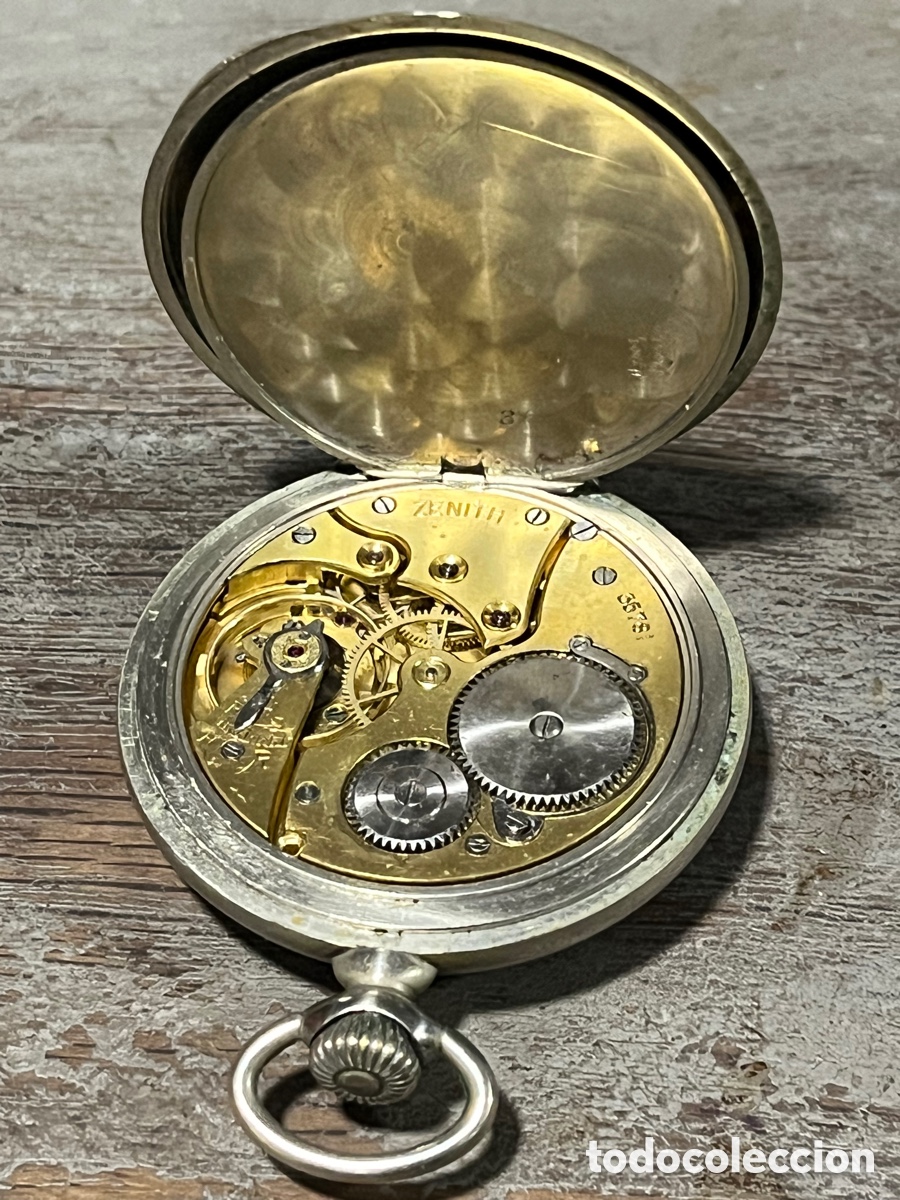 Relojes de bolsillo: RELOJ SUIZO BOLSILLO ZENITH FUNCIONA - Foto 6