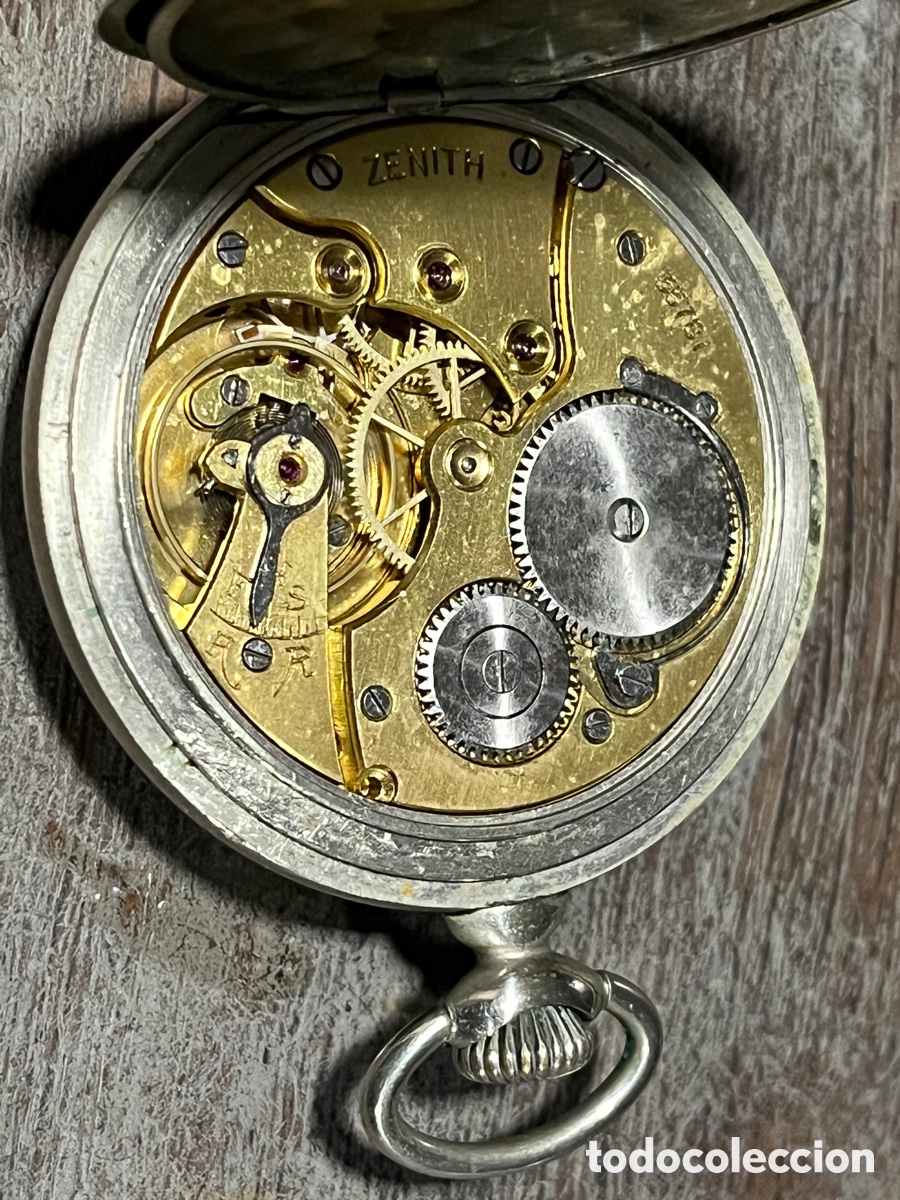 Relojes de bolsillo: RELOJ SUIZO BOLSILLO ZENITH FUNCIONA - Foto 7