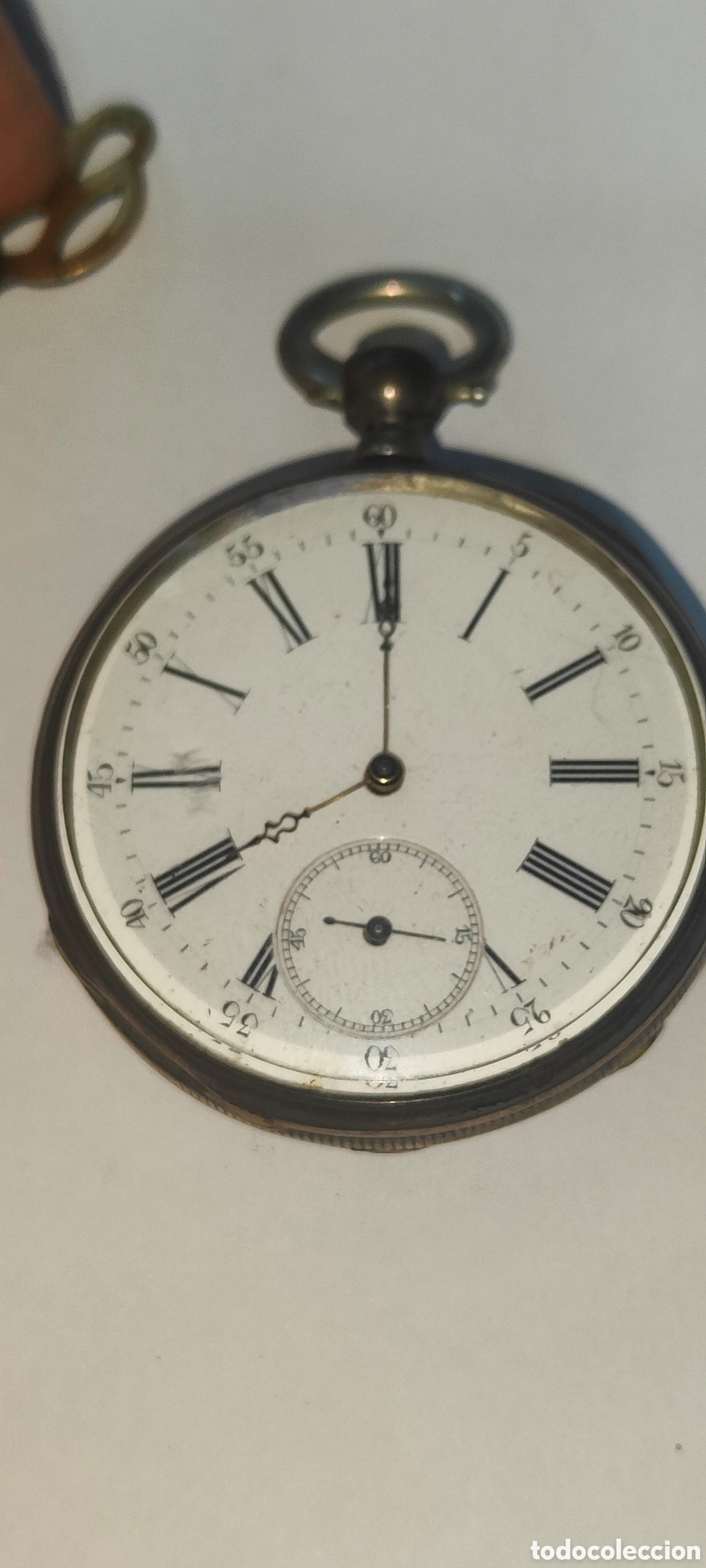 Relojes de bolsillo: RELOJ DE BOLSILLO CON SU LLAVE - Foto 2