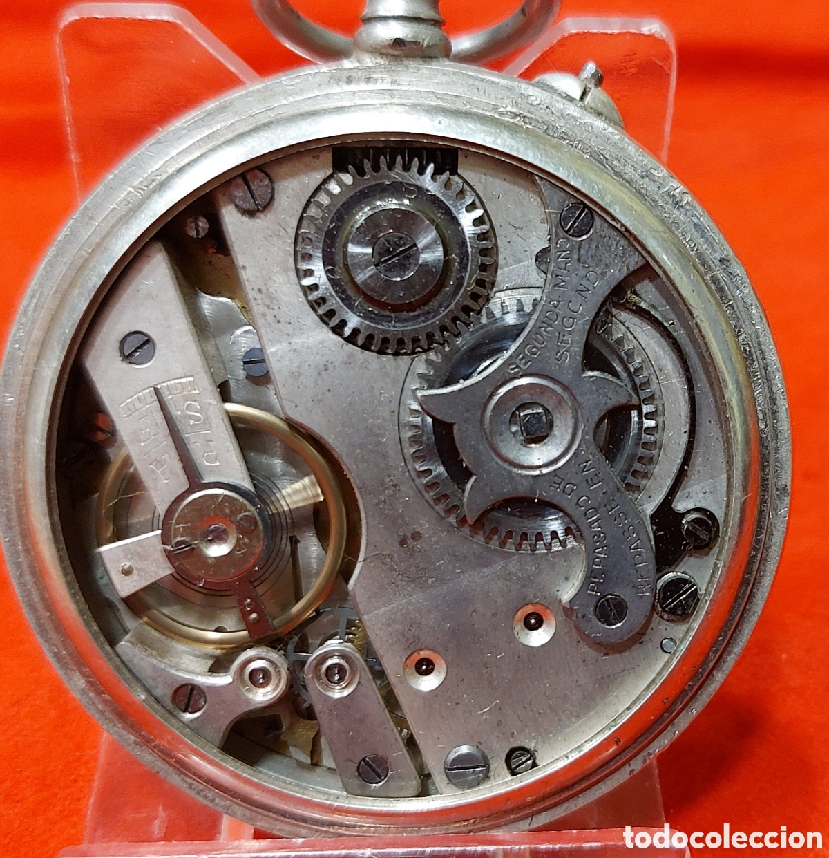 Relojes de bolsillo: RELOJ DE BOLSILLO DISTINGUO, FUNCIONANDO - Foto 2