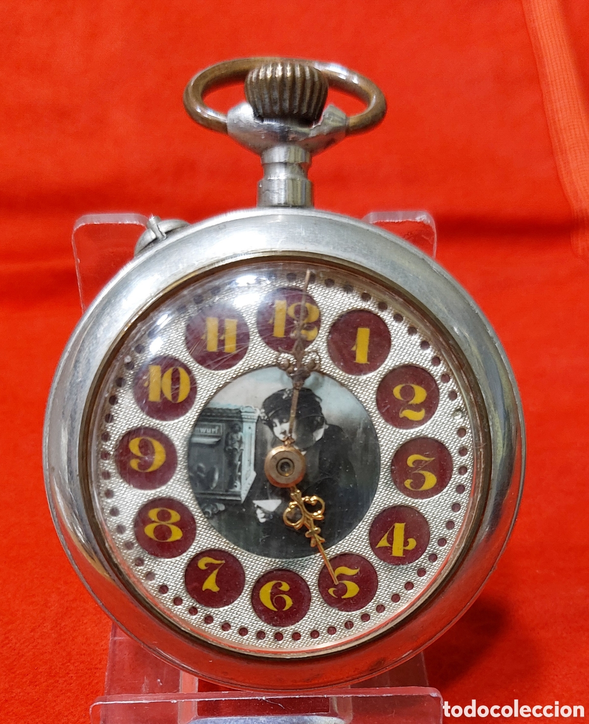 Relojes de bolsillo: ANTIGUO RELOJ DE BOLSILLO FUNCIONANDO - Foto 1