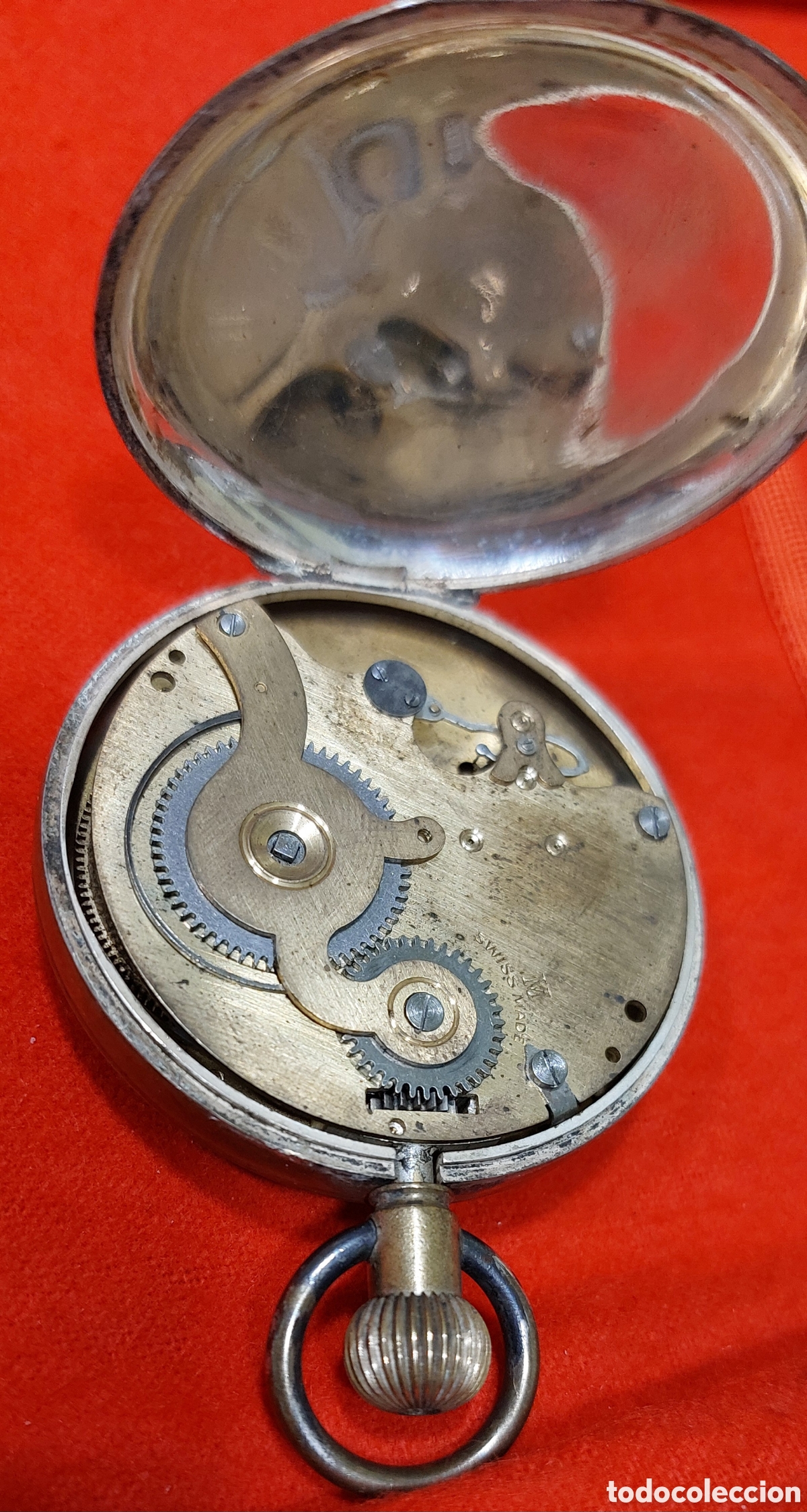 Relojes de bolsillo: RELOJ DE CUERDA. FUNCIONA. - Foto 2
