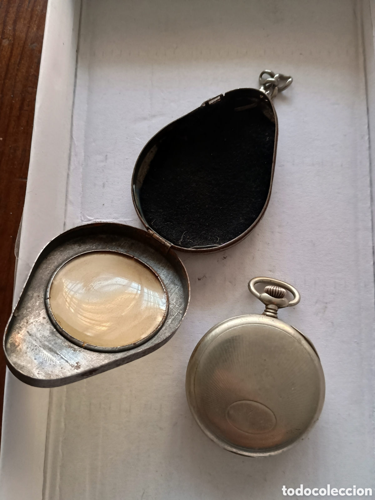Relojes de bolsillo: Reloj bolsillo con estuche - Foto 1