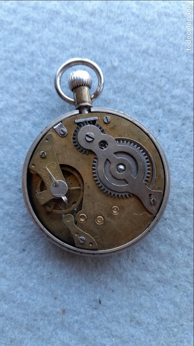 Relojes de bolsillo: Reloj de Bolsillo Marca Monfort. - Foto 4