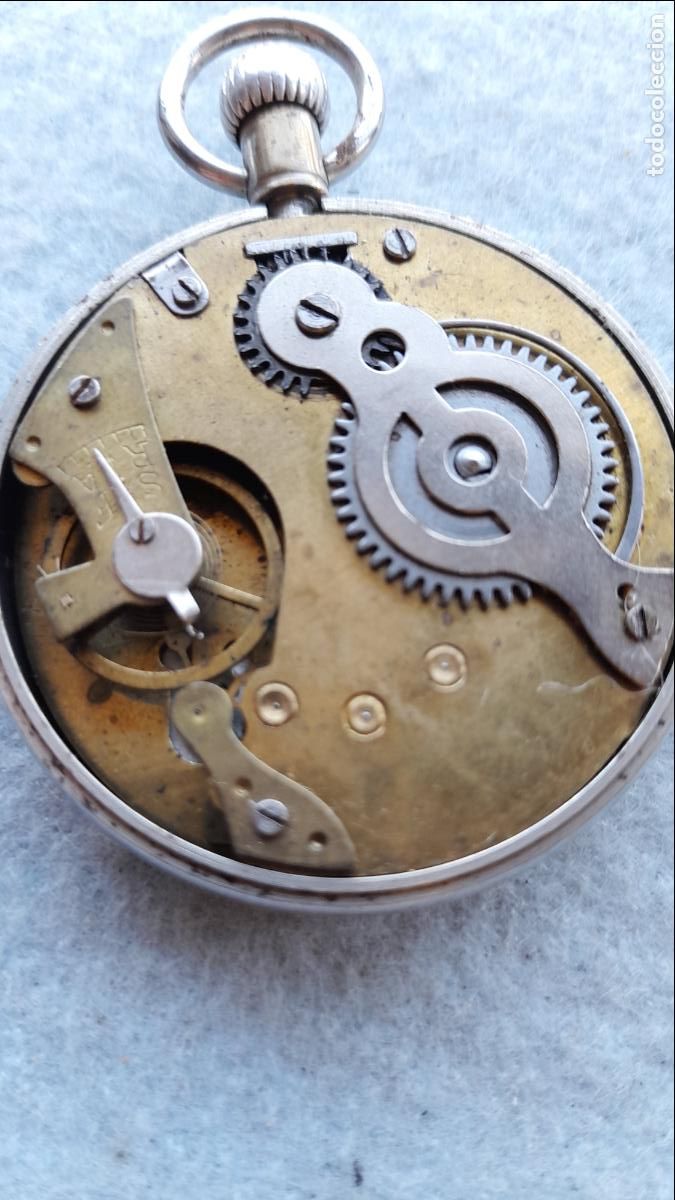 Relojes de bolsillo: Reloj de Bolsillo Marca Monfort. - Foto 5