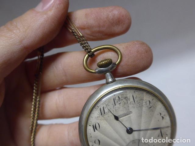Relojes de bolsillo: Antiguo reloj de bolsillo UNIVERSAL - Foto 5