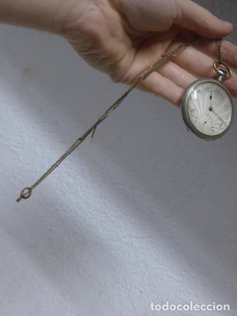 Relojes de bolsillo: Antiguo reloj de bolsillo UNIVERSAL - Foto 6