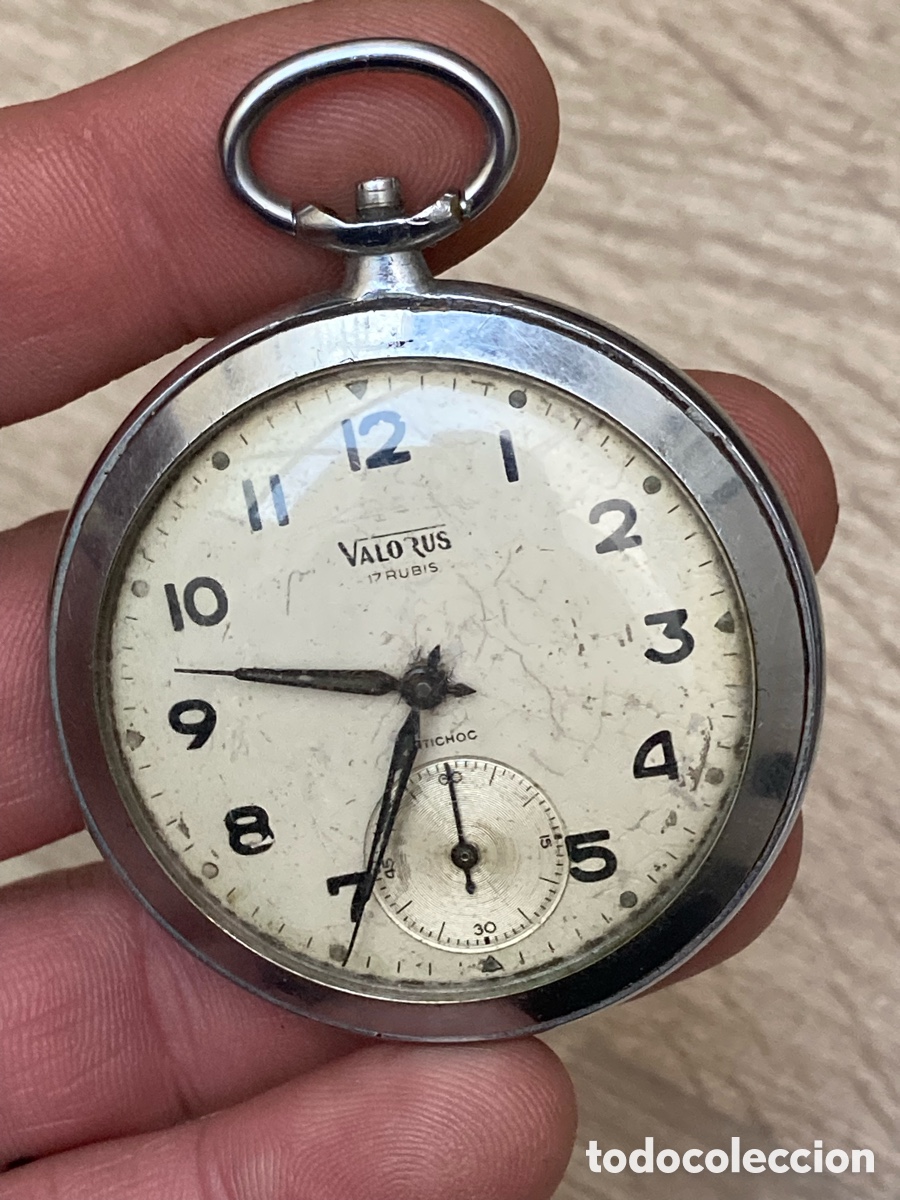 Relojes de bolsillo: Reloj de bolsillo de cuerda valorius - Foto 1