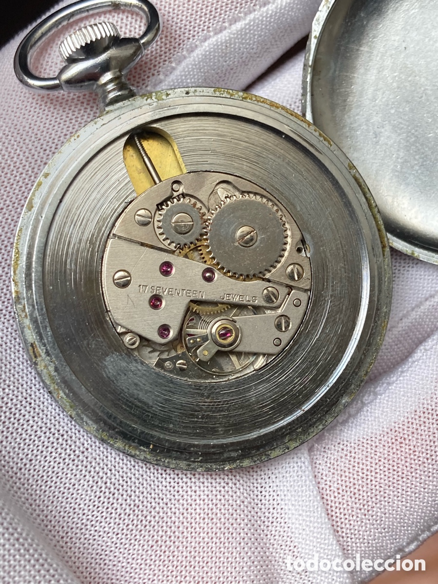 Relojes de bolsillo: Reloj bolsillo thermidor de cuerda - Foto 5