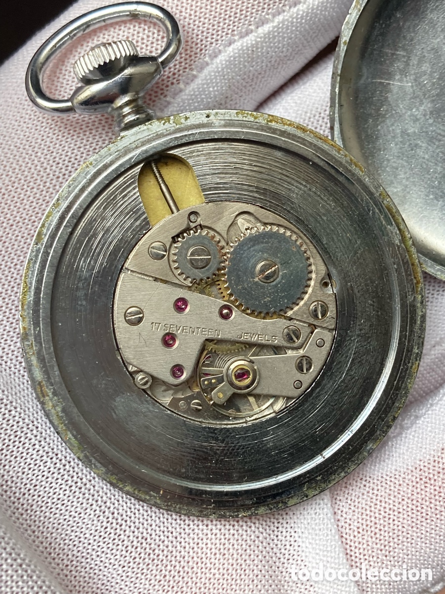 Relojes de bolsillo: Reloj bolsillo thermidor de cuerda - Foto 6