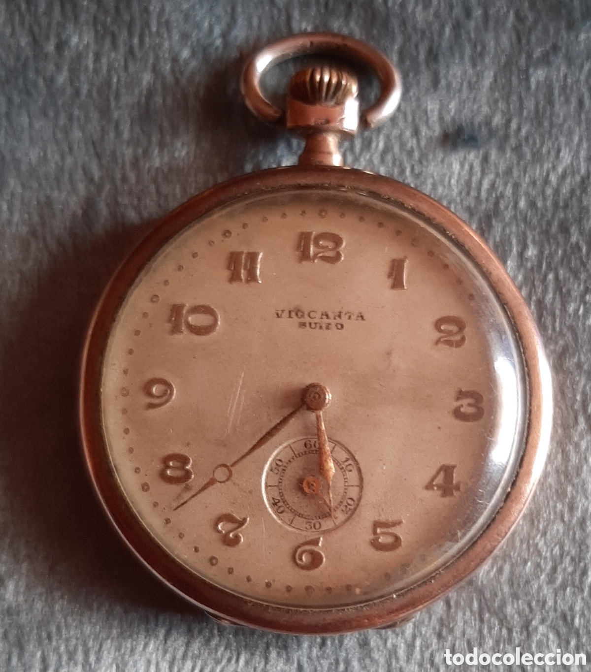 Relojes de bolsillo: Antiguo reloj de bolsillo de plata. - Foto 5