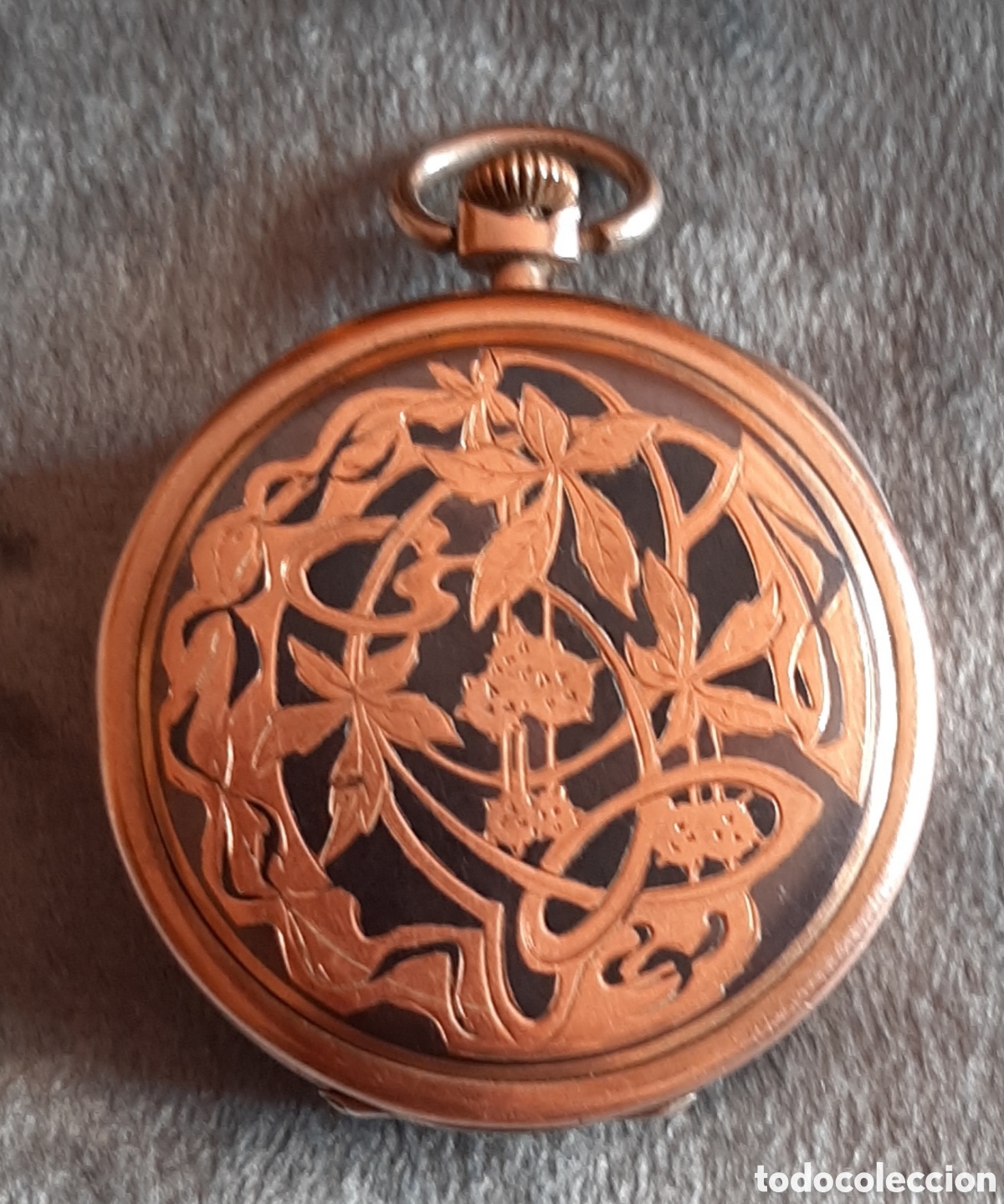 Relojes de bolsillo: Antiguo reloj de bolsillo de plata. - Foto 1