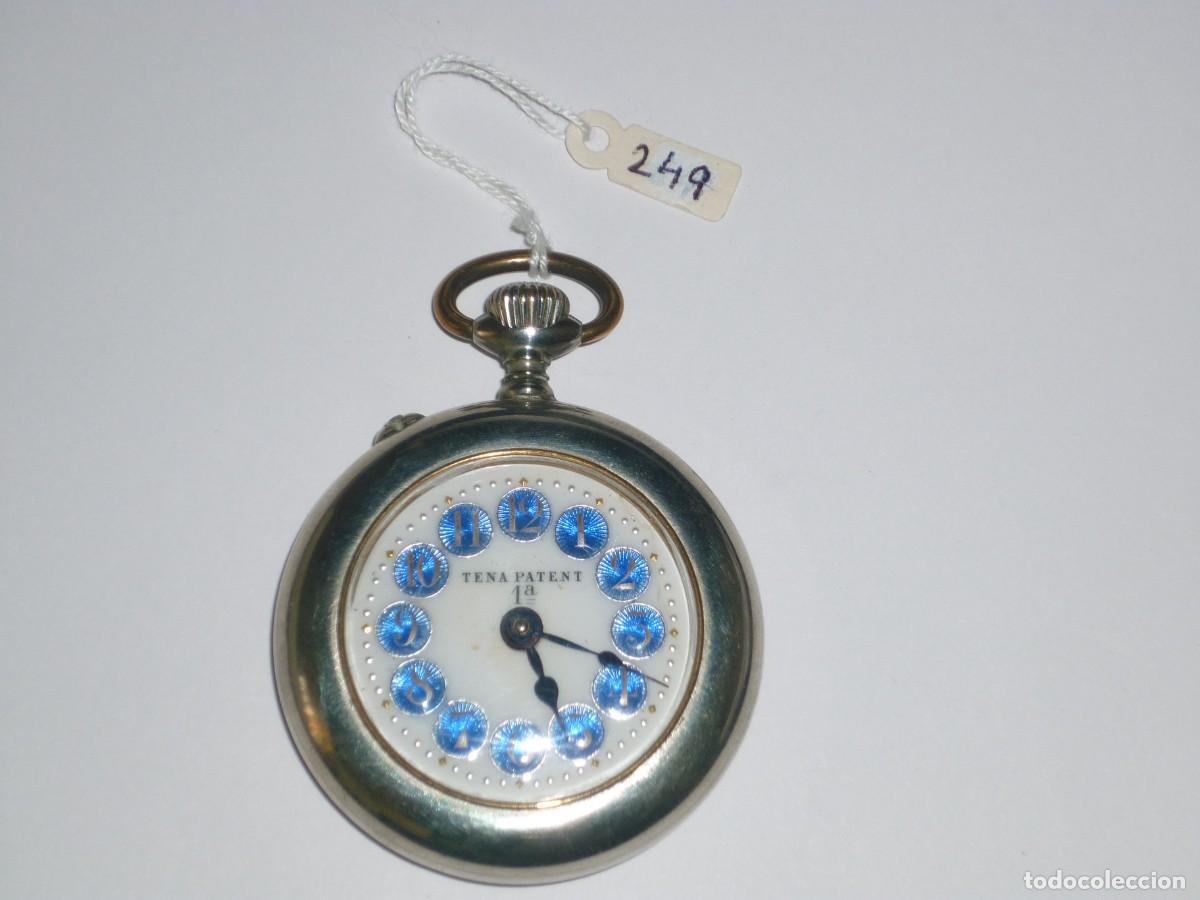 Relojes de bolsillo: Reloj Tena Patent Segorbe - Foto 1