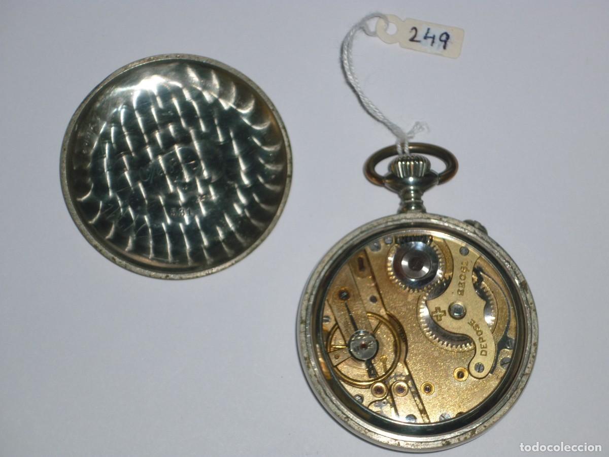 Relojes de bolsillo: Reloj Tena Patent Segorbe - Foto 3
