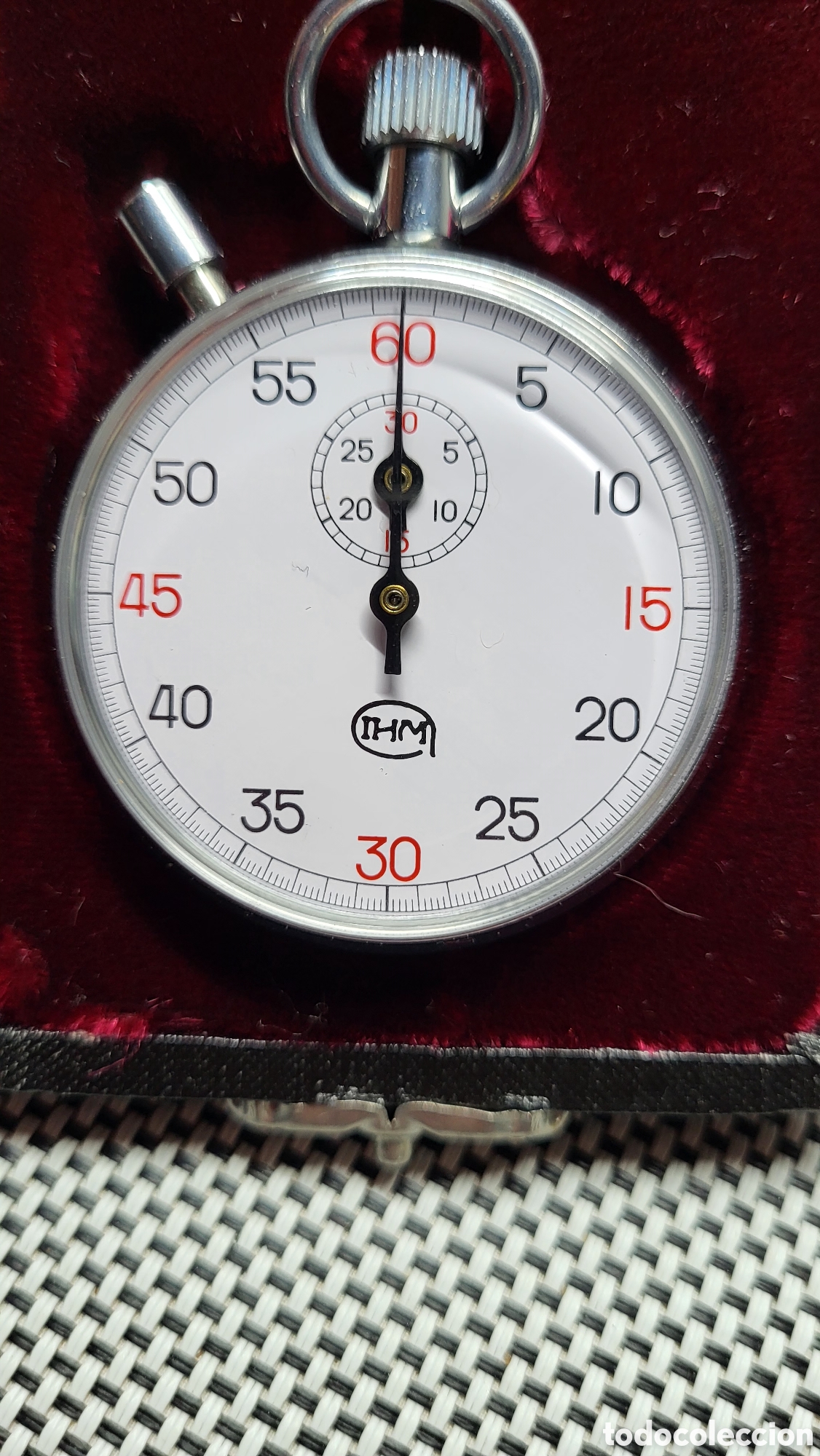 Relojes de bolsillo: Cronometro carga manual lHM - Foto 1