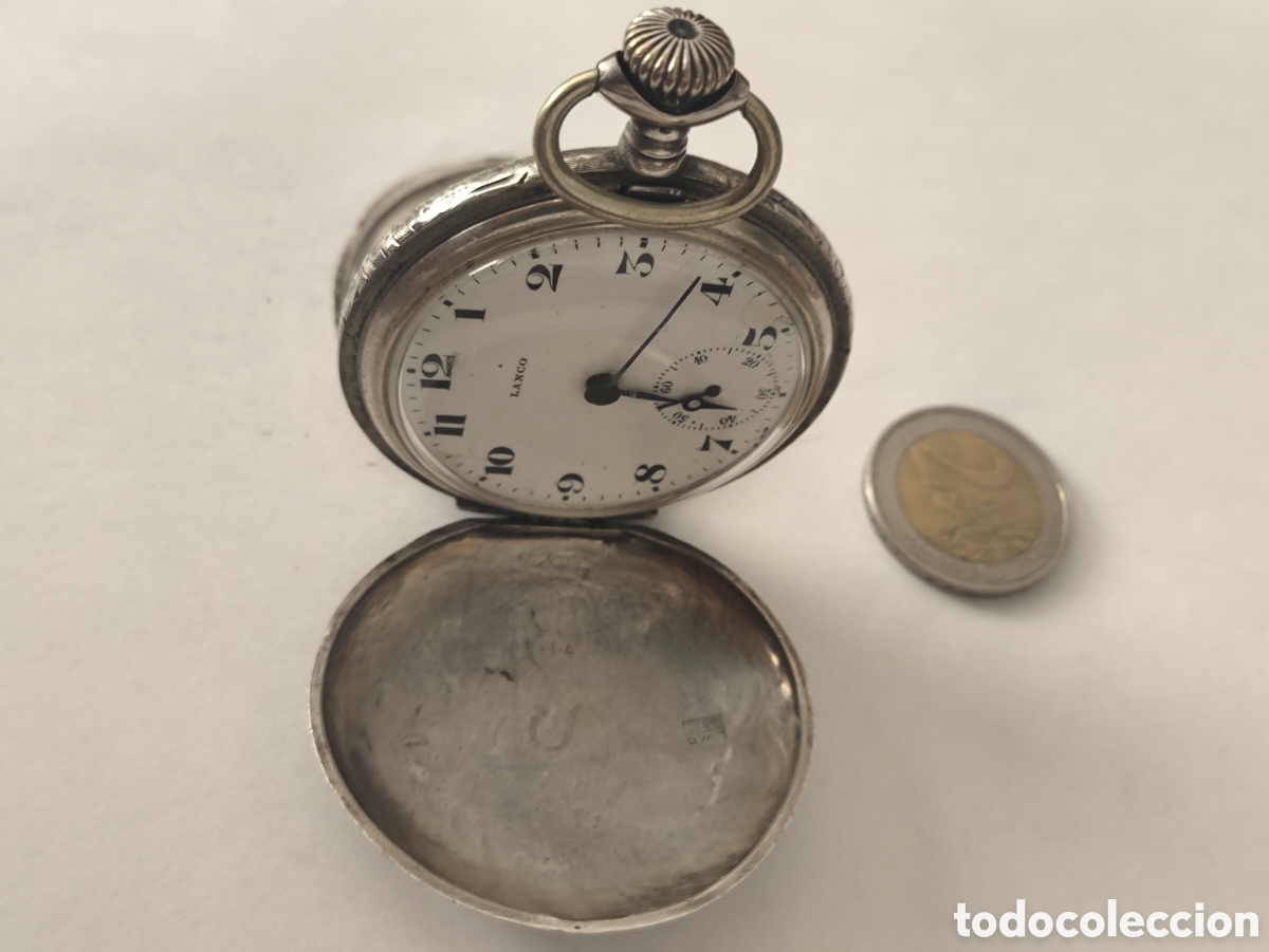 Relojes de bolsillo: Reloj de bolsillo Lanco plata - Foto 6
