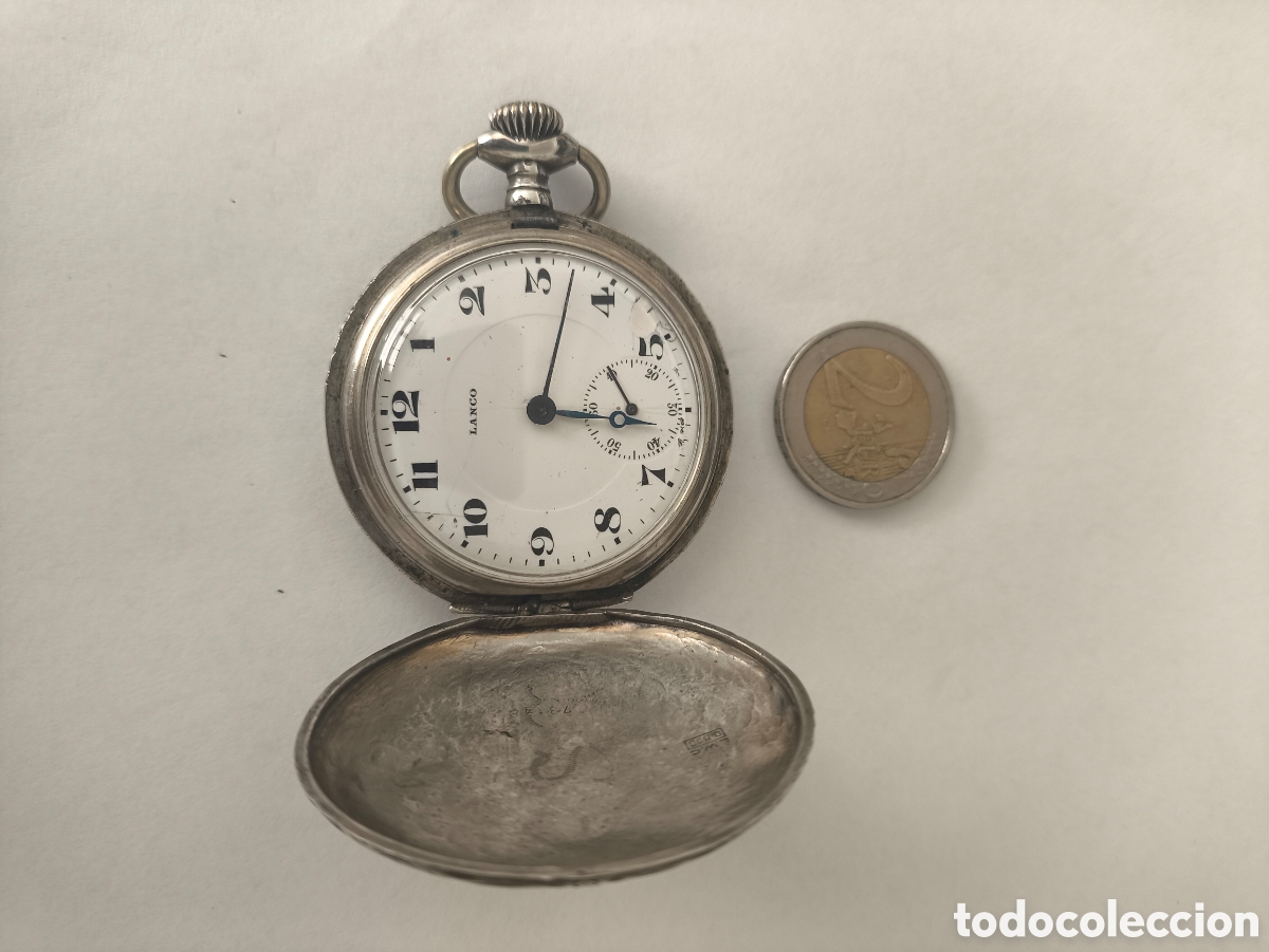 Relojes de bolsillo: Reloj de bolsillo Lanco plata - Foto 1