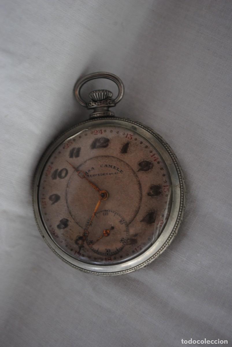 Relojes de bolsillo: RELOJ DE BOLSILLO DE PLATA FUNCIONANDO . - Foto 6