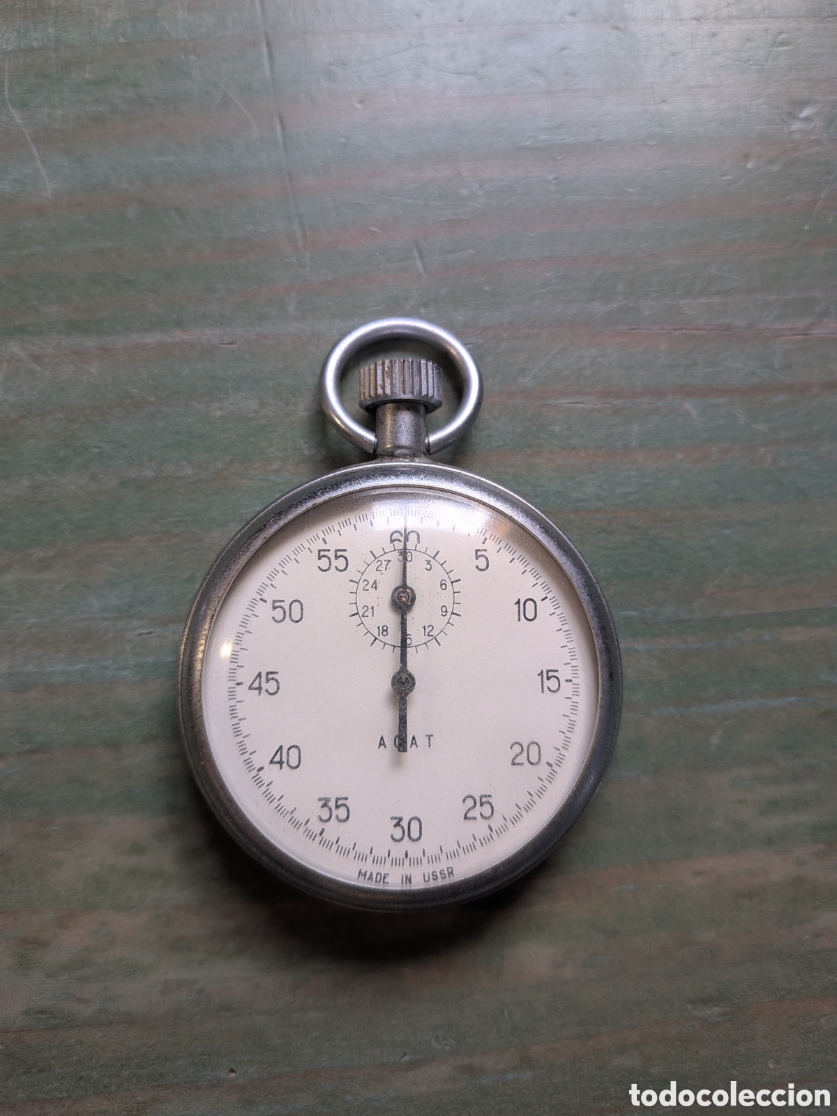 Relojes de bolsillo: Cron&oacute;metro Agat. (URSS) - Foto 1