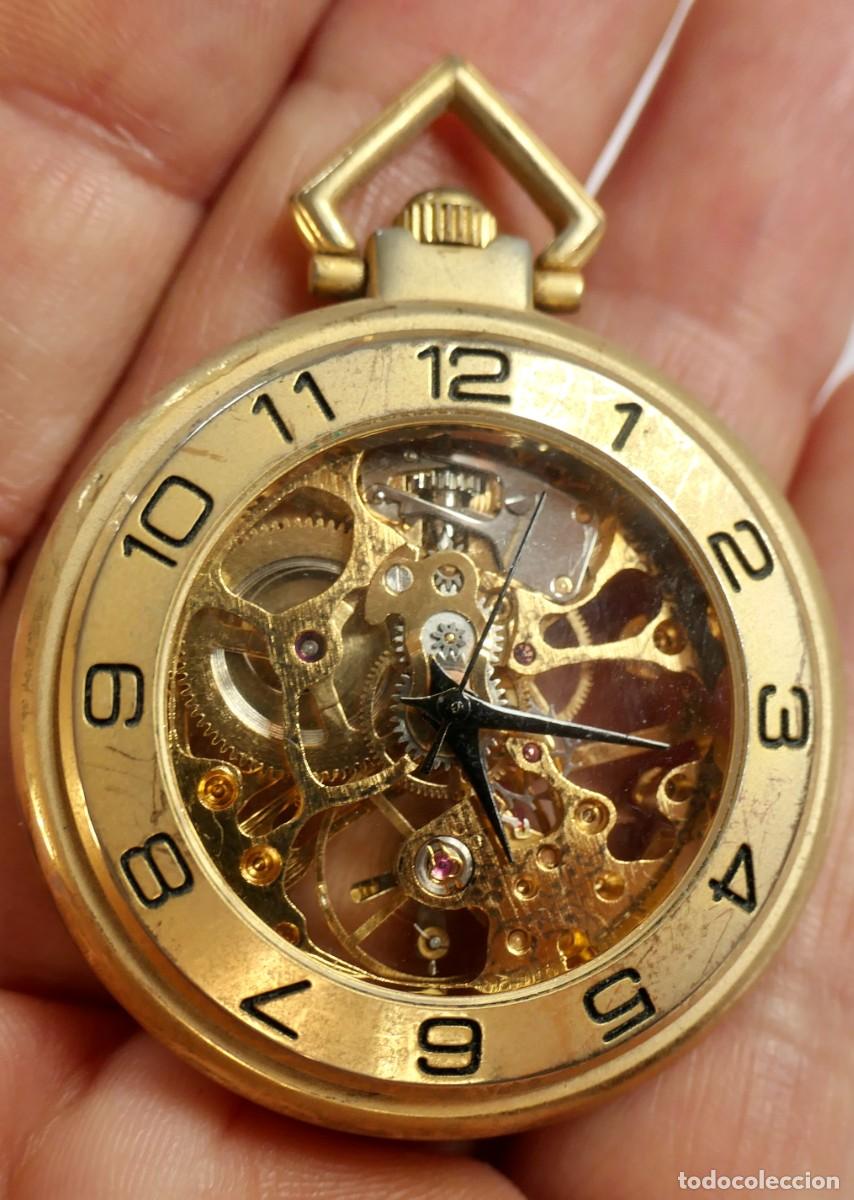 Relojes de bolsillo: Reloj de bolsillo carga manual en funci&oacute;n - Foto 2