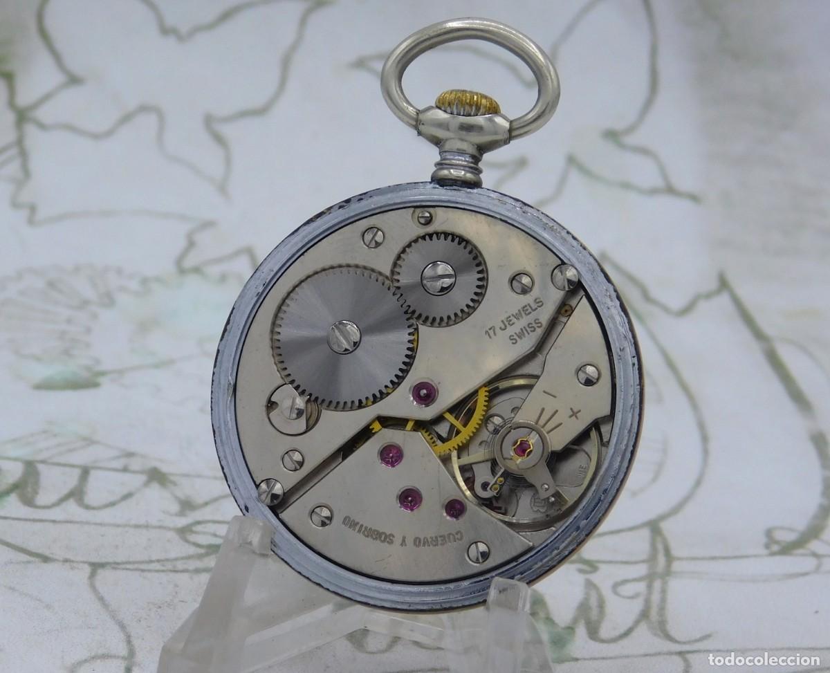 Relojes de bolsillo: CUERVO Y SOBRINO-RELOJ DE BOLSILLO-FUNCIONANDO - Foto 4