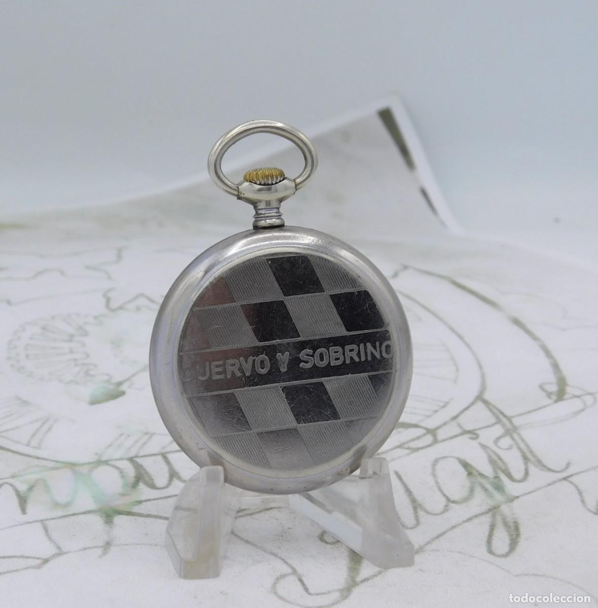 Relojes de bolsillo: CUERVO Y SOBRINO-RELOJ DE BOLSILLO-FUNCIONANDO - Foto 9