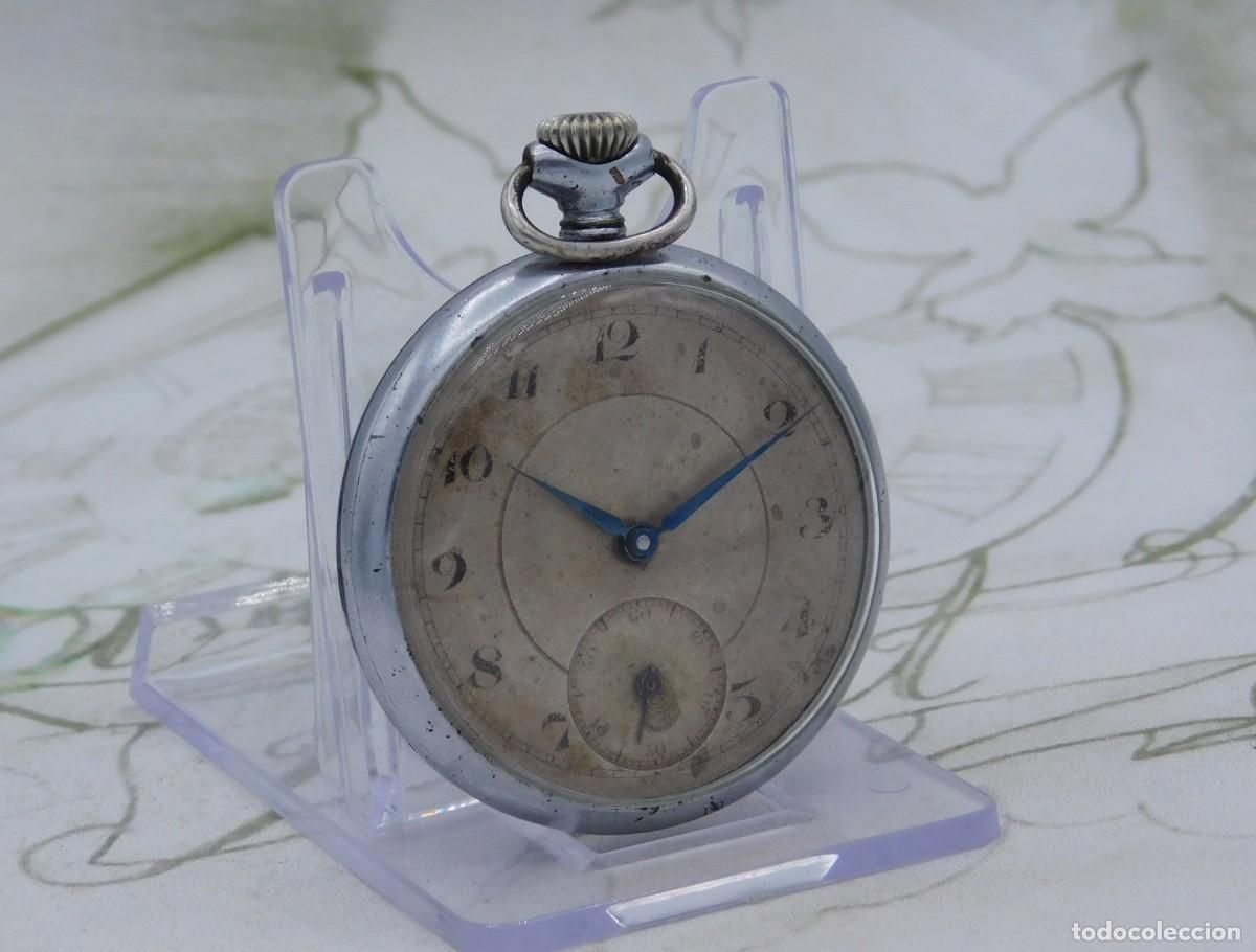 Relojes de bolsillo: RELOJ DE BOLSILLO-SUIZO-FUNCIONANDO - Foto 5