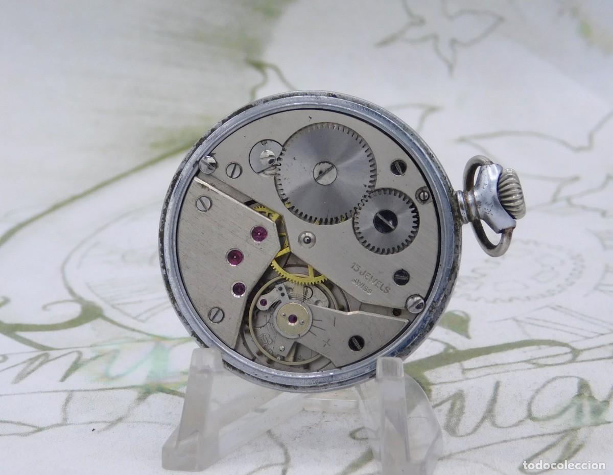 Relojes de bolsillo: RELOJ DE BOLSILLO-SUIZO-FUNCIONANDO - Foto 7