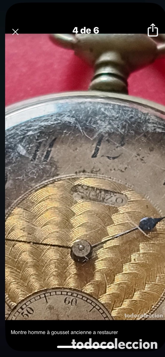Relojes de bolsillo: Reloj bolsillo a restaurar - Foto 2