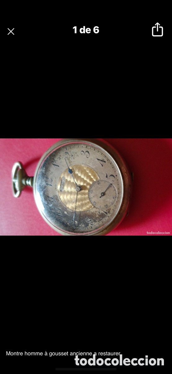 Relojes de bolsillo: Reloj bolsillo a restaurar - Foto 4