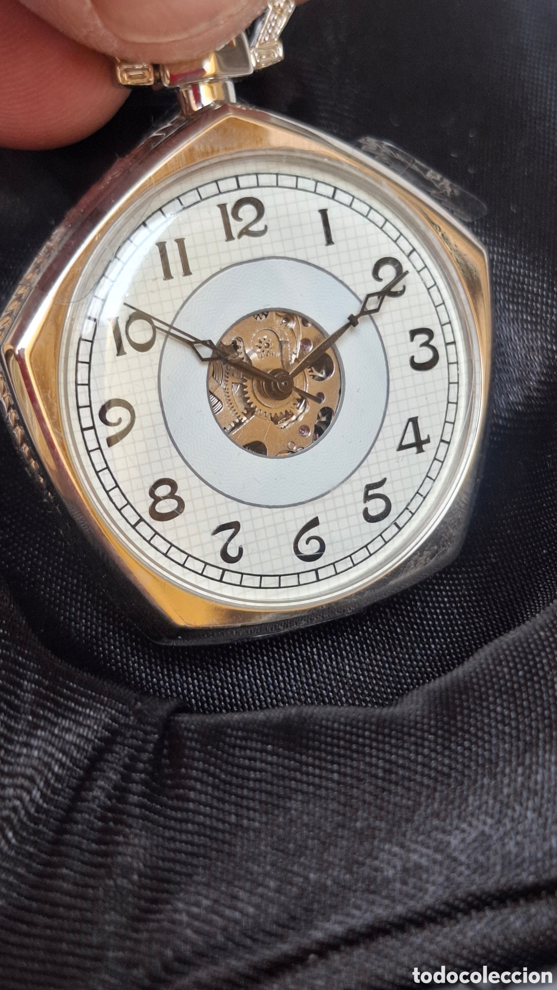 Relojes de bolsillo: RELOJ DE BOLSILLO DE CUERDA - Foto 4