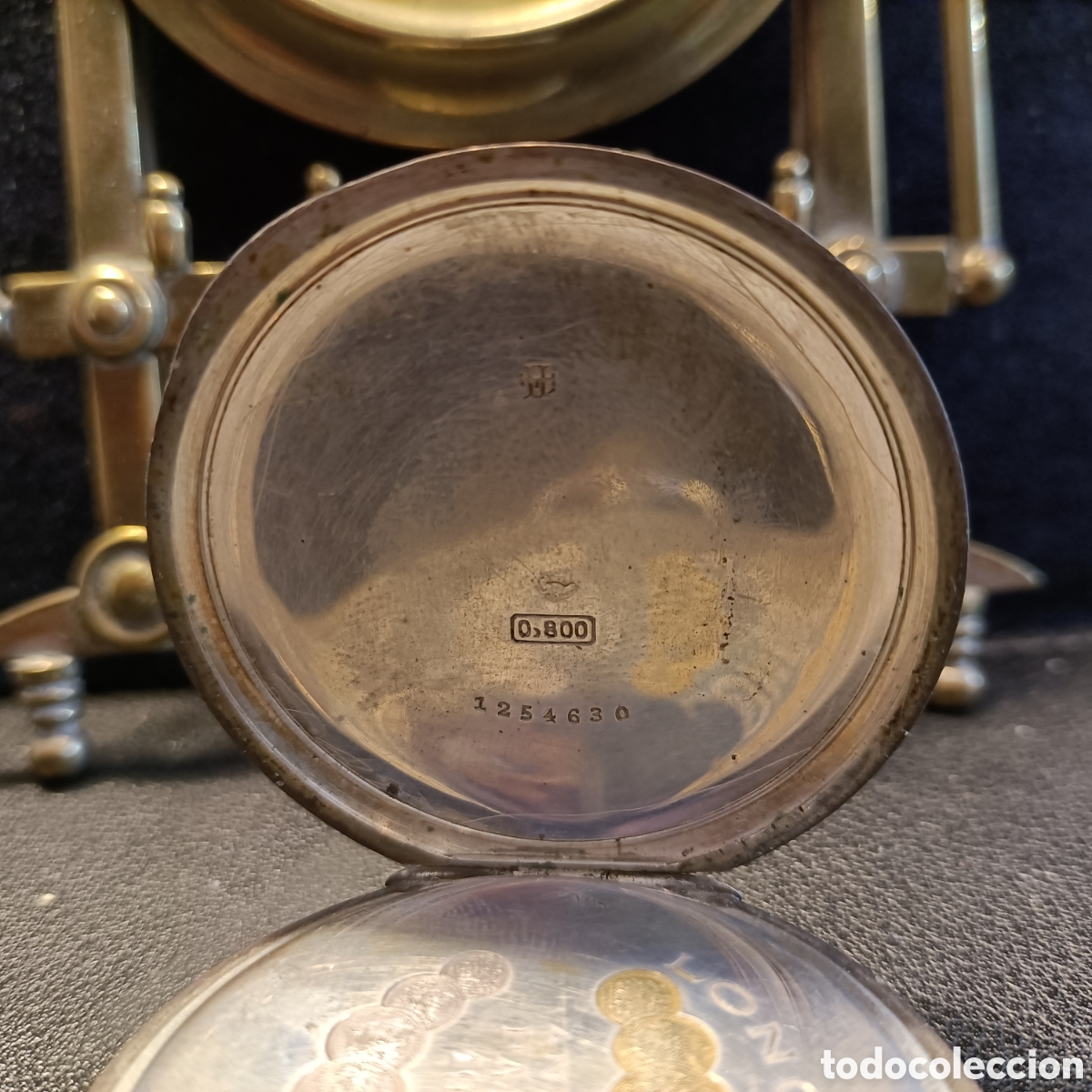 Relojes de bolsillo: Reloj de la marca &rdquo;LONGINES&rdquo; de plata de 800. - Foto 7