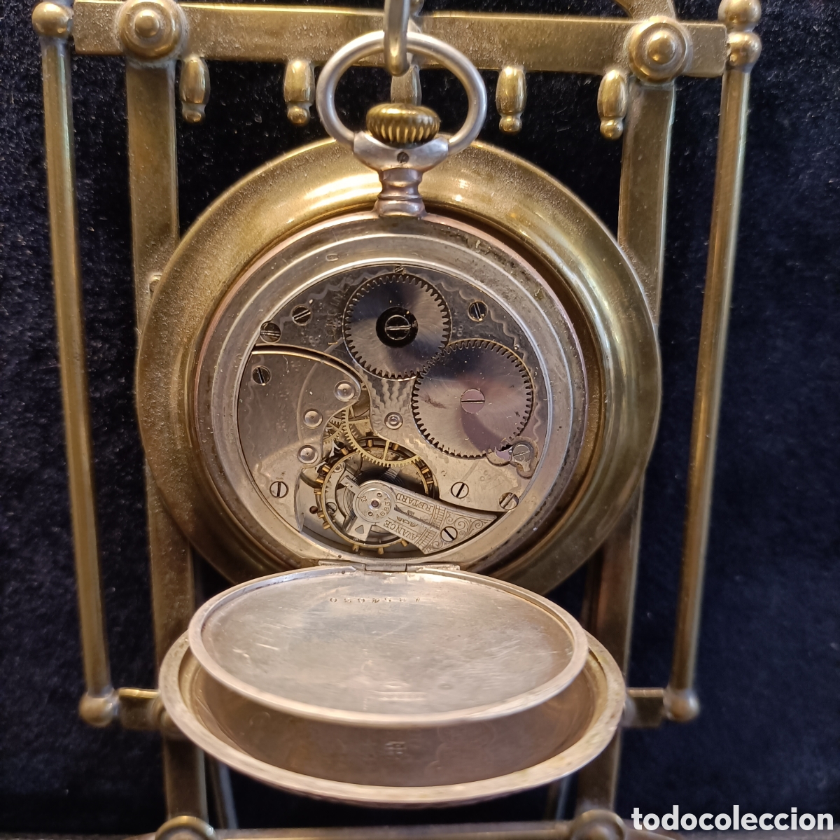 Relojes de bolsillo: Reloj de la marca &rdquo;LONGINES&rdquo; de plata de 800. - Foto 8