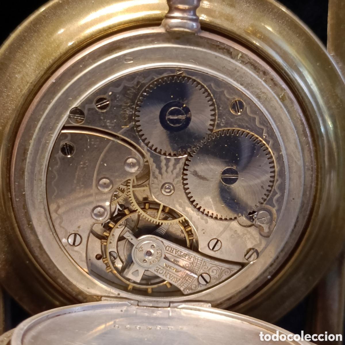 Relojes de bolsillo: Reloj de la marca &rdquo;LONGINES&rdquo; de plata de 800. - Foto 9