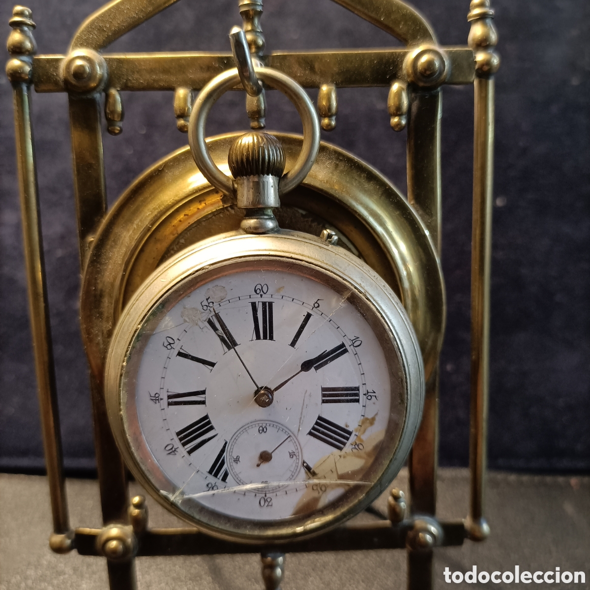 Relojes de bolsillo: Reloj de bolsillo de carga manual. - Foto 1