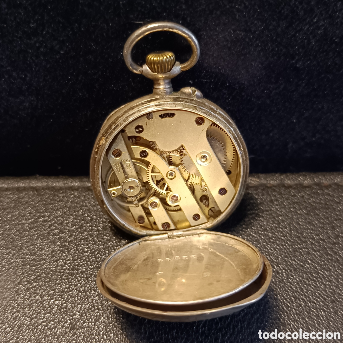 Relojes de bolsillo: Reloj de se&ntilde;ora con caja de plata. - Foto 3