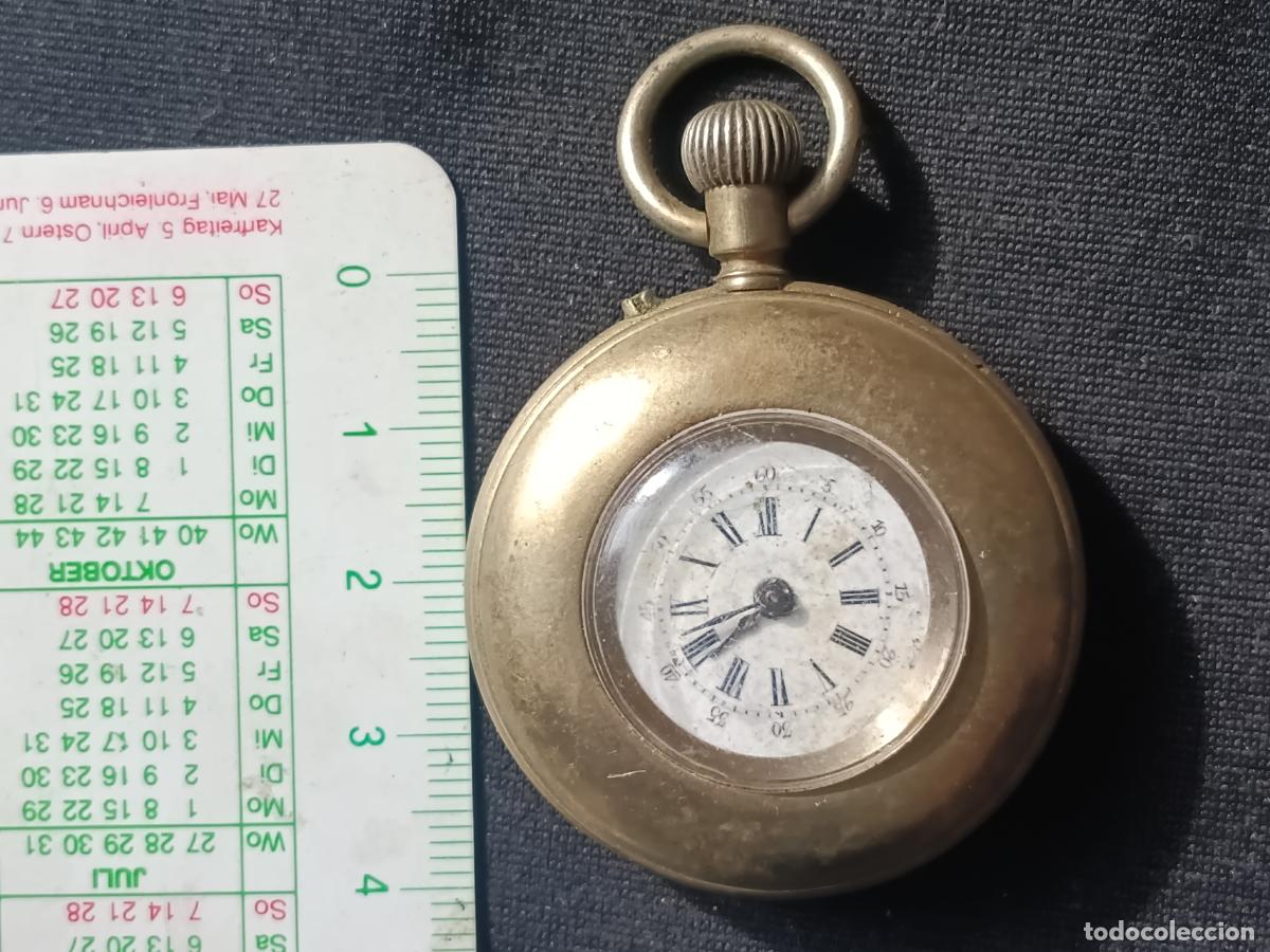 Relojes de bolsillo: Reloj tipo monja en funcionamiento - Foto 1