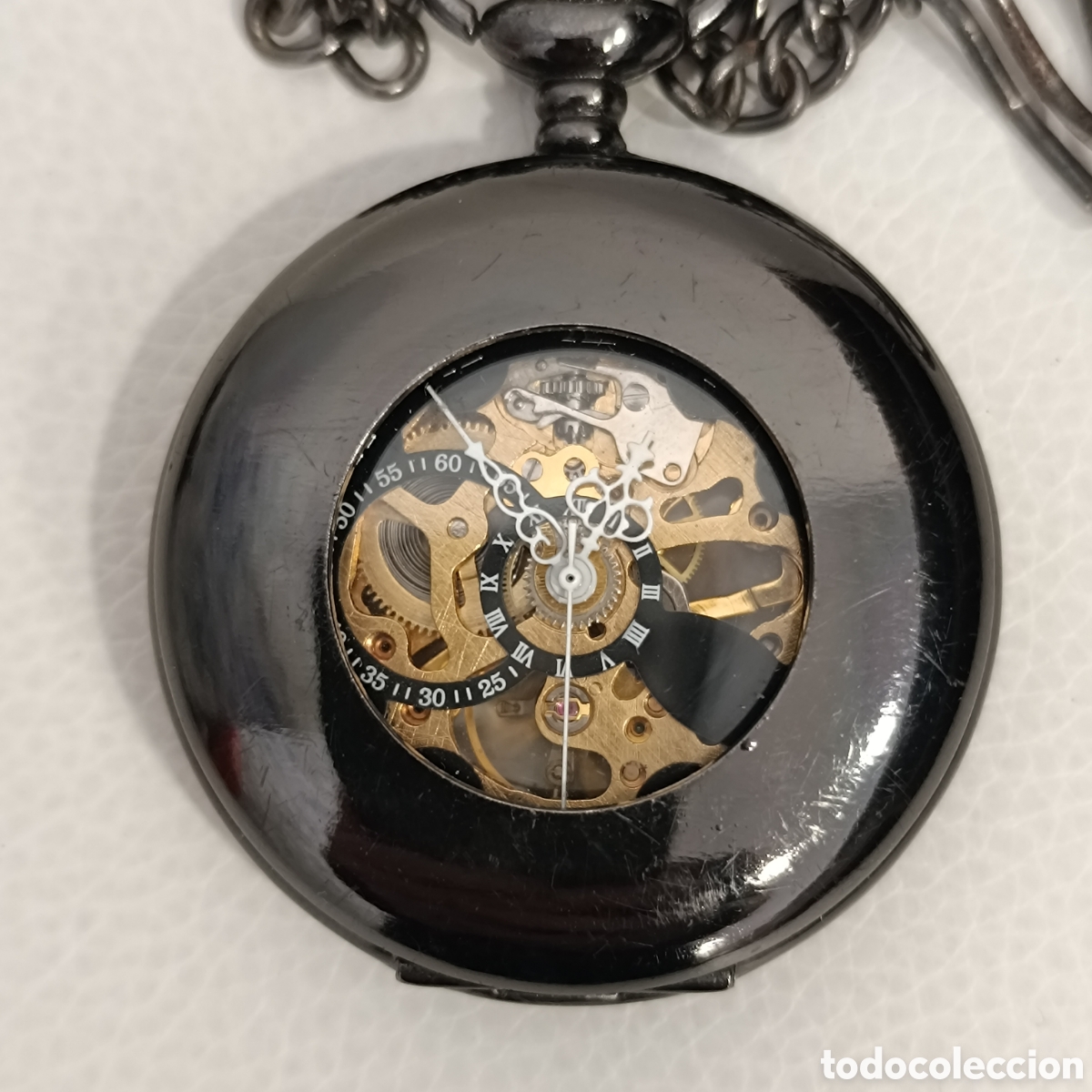 Relojes de bolsillo: Reloj de bolsillo con cadena - Foto 2