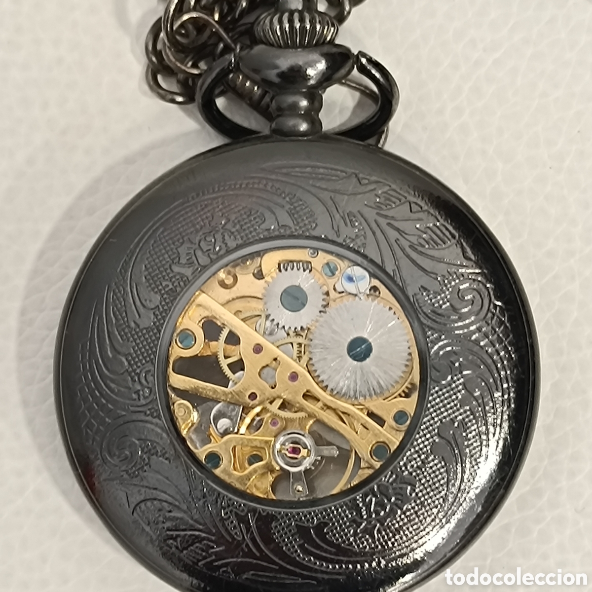 Relojes de bolsillo: Reloj de bolsillo con cadena - Foto 4