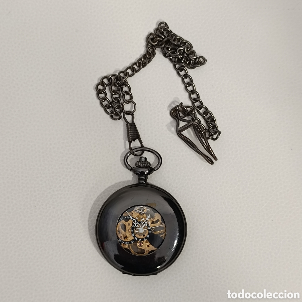 Relojes de bolsillo: Reloj de bolsillo con cadena - Foto 6
