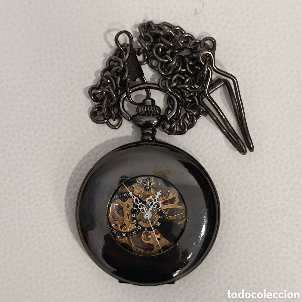 Relojes de bolsillo: Reloj de bolsillo con cadena - Foto 1