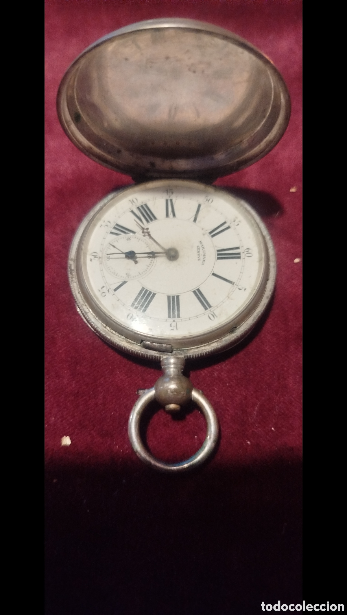 Relojes de bolsillo: Reloj de bolsillo de plata - Foto 2
