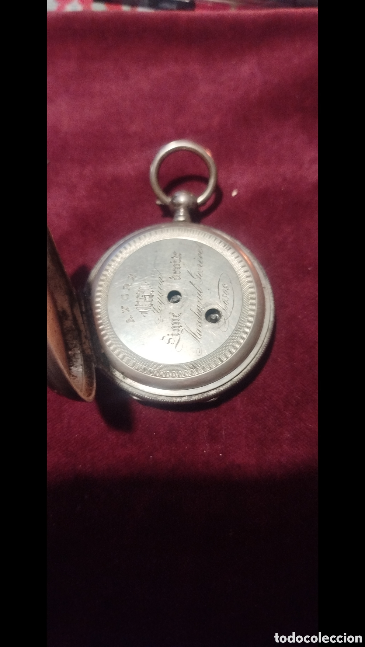 Relojes de bolsillo: Reloj de bolsillo de plata - Foto 4