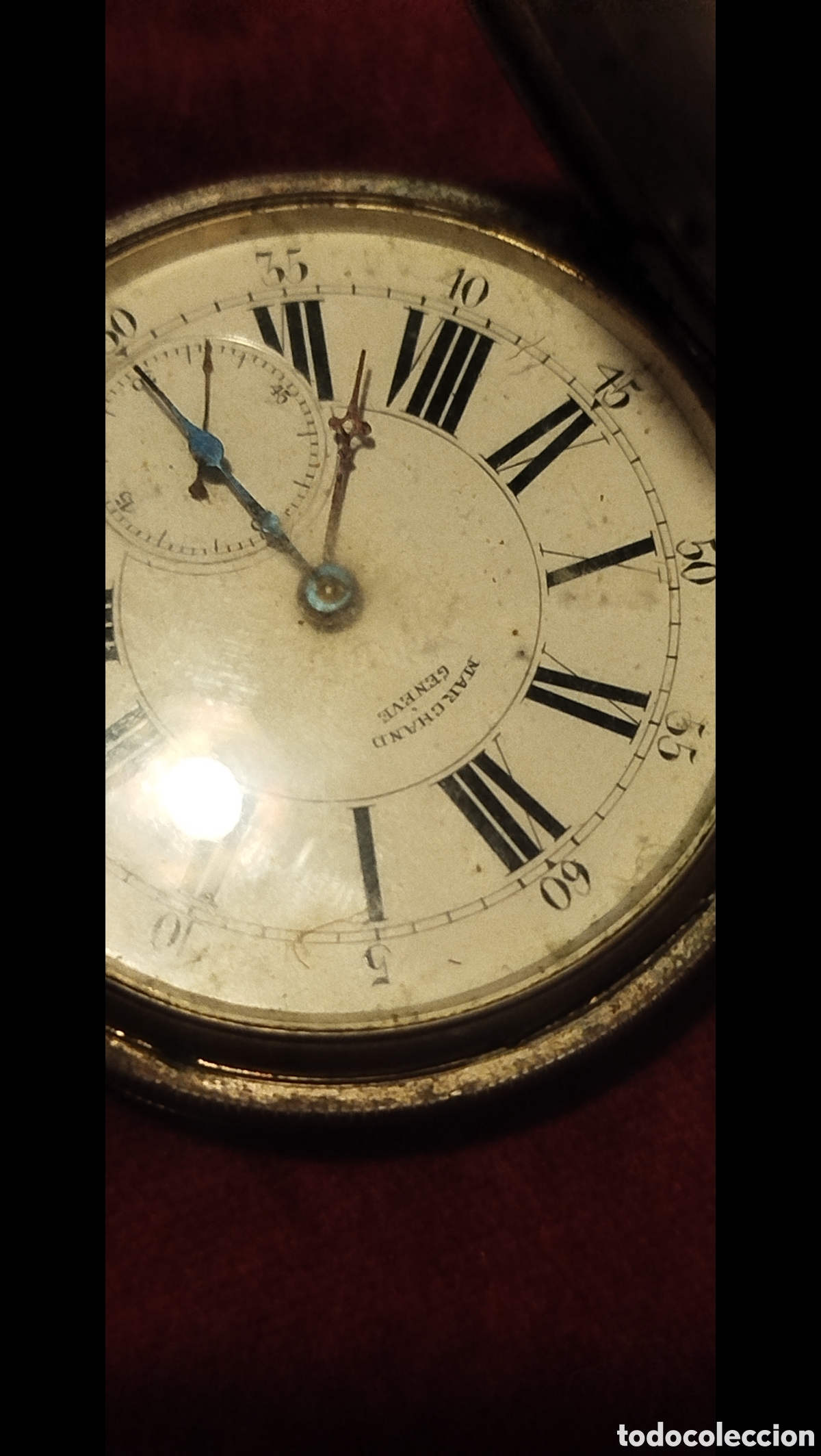 Relojes de bolsillo: Reloj de bolsillo de plata - Foto 6