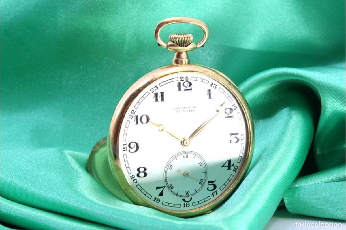 Relojes de bolsillo: 71 gramos - Reloj de bolsillo, en oro de 18 quilates - Zenith Chronometre Grand Prix Par&iacute;s 1900