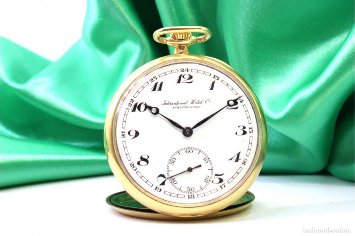 Relojes de bolsillo: 69 gramos - Reloj de bolsillo, en oro de 18 quilates - Cron&oacute;metro Internacional de Relojes