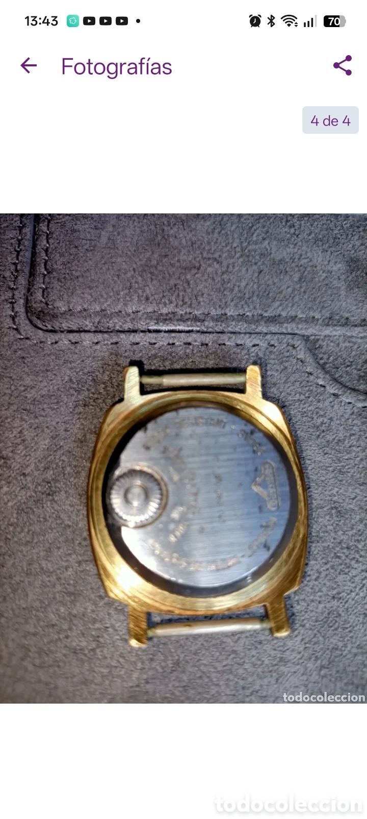 Relojes de bolsillo: Reloj Antiguo VOUMARD. 2000. - Foto 2