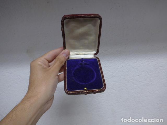 Relojes de bolsillo: Antigua caja de reloj de bolsillo, original.