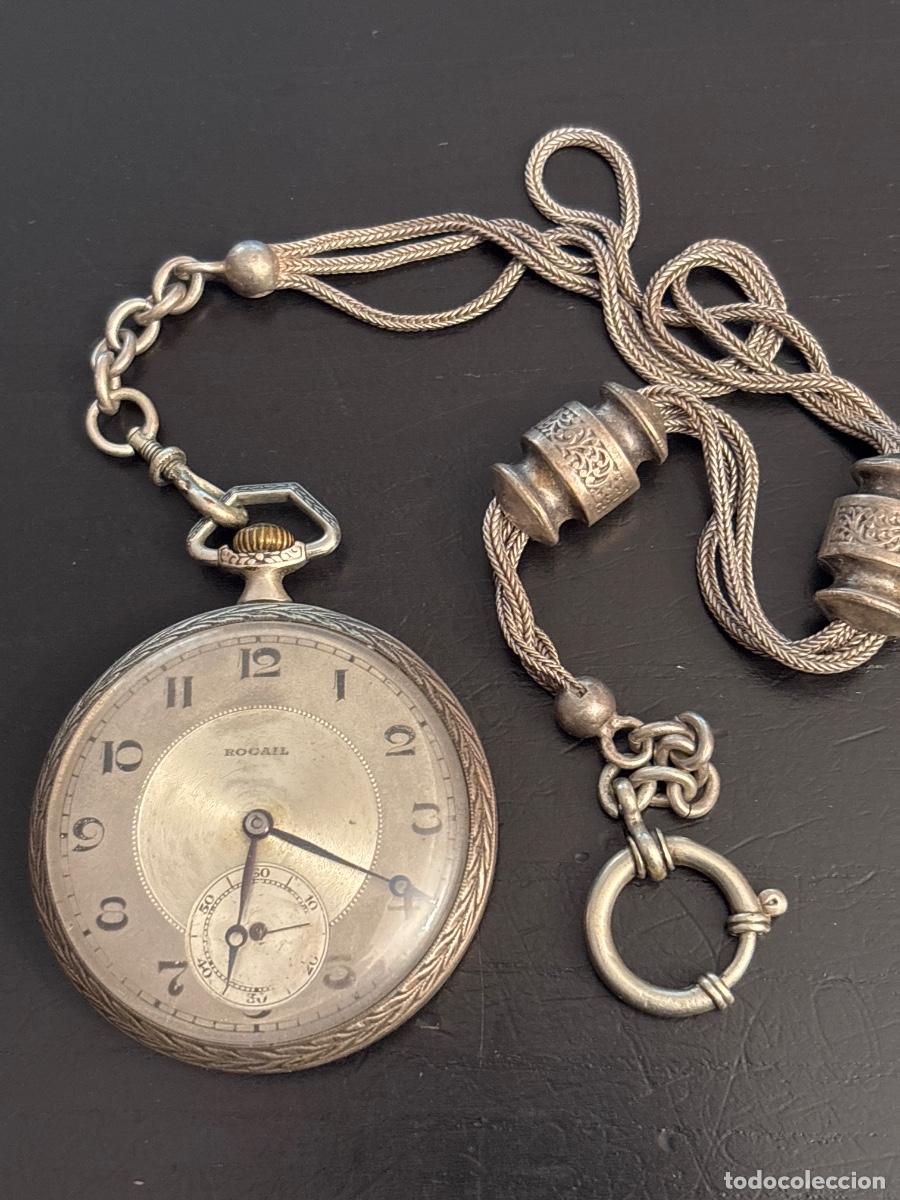 Relojes de bolsillo: Reloj bolsillo plata Rocail - Foto 1